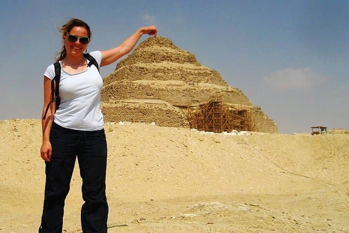 Full-Day Pyramids Adventure: Giza, Saqqara & Dahshur Private Tour photo 3