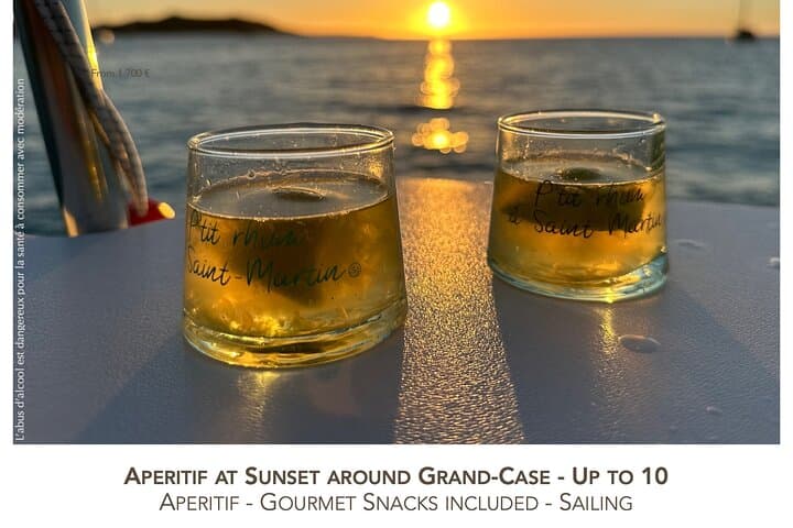 Private Sunset Catamaran Cruise in Grand Case Bay, St. Martin