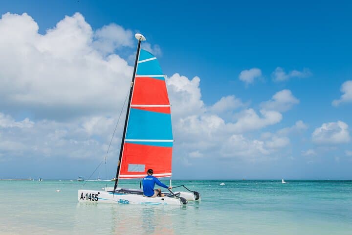 Hobie Cat Sailing in Aruba: 1-Hour Hobie Cat Rental with Captain or Instructor