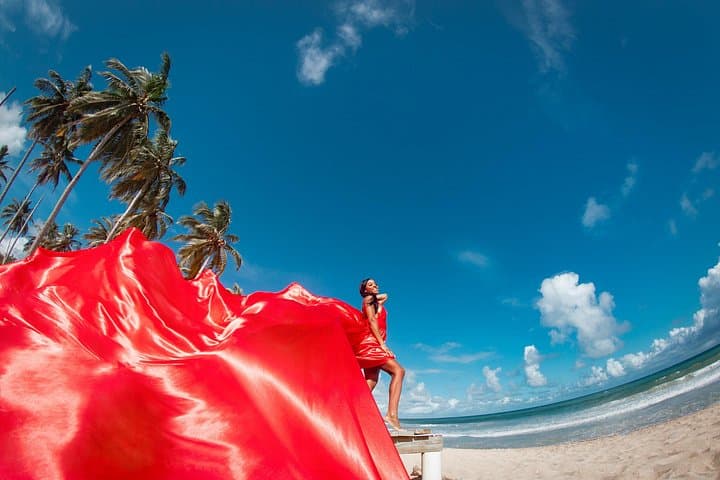 Sunrise Flying Dress Photoshoot on Macao Beach, Punta Cana photo 1