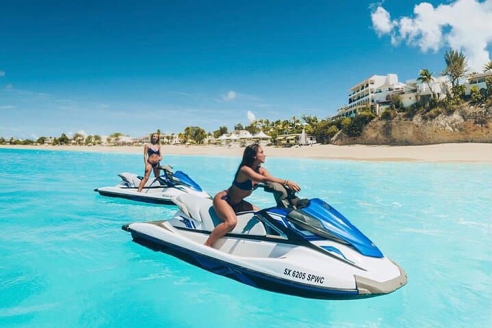 Jetski Ride on Great Bay Beach, St Maarten