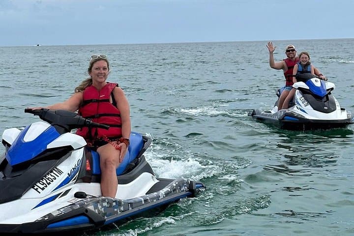Guided Jet Ski Adventure to Shell Island — Panama City Beach Dolphin Tour