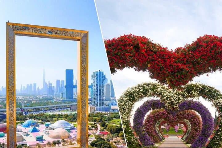 Dubai Frame & Miracle Garden Combo: Skyline Views and Floral Wonderland Tickets photo 1