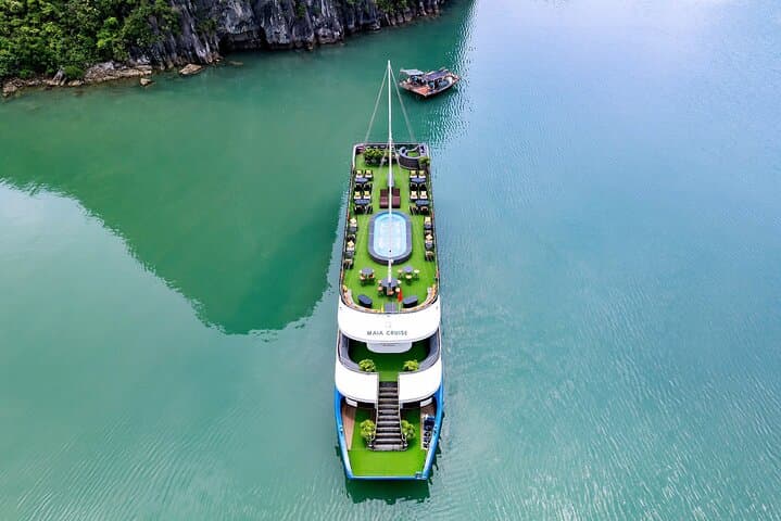 Halong Bay VIP Cruise: Caves, Kayaking & Ti Top Day Trip from Hanoi photo 4