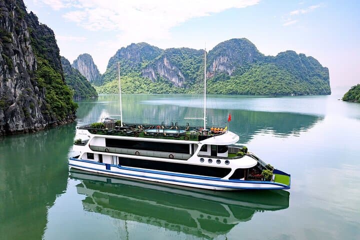 Halong Bay VIP Cruise: Caves, Kayaking & Ti Top Day Trip from Hanoi photo 2