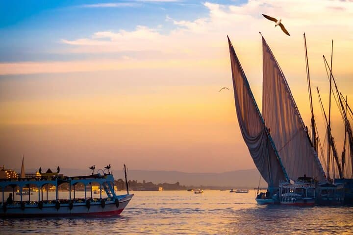 Sunset Felucca Ride on the Nile in Luxor