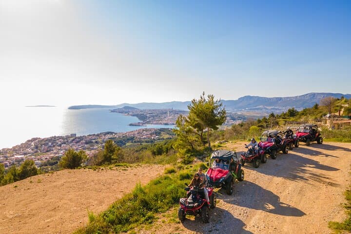 Perun Hill Quad Adventure: Panoramic Podstrana Off-Road Tour from Split