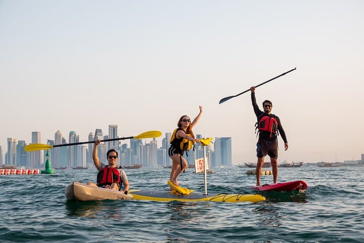 Doha Sunset Kayaking at MIA Park & The Pearl