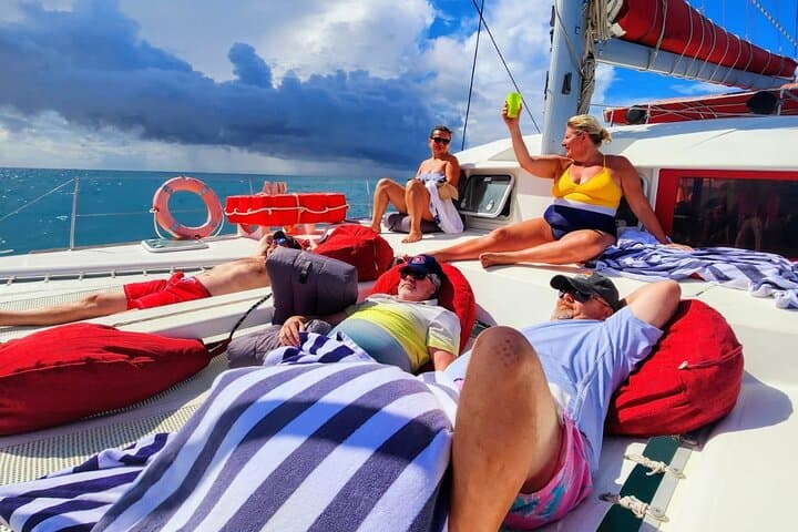 Sint Maarten Full-Day Private Catamaran Charter: Snorkel, BBQ & Open Bar photo 3