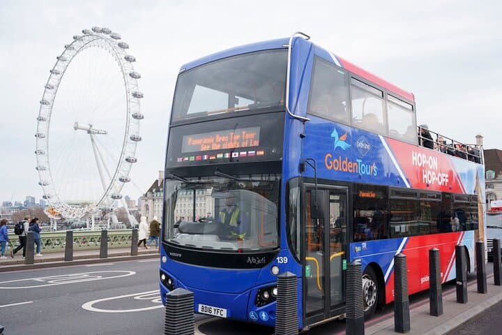London Panoramic Open-Top Bus Tour: 2-Hour Central Sights with Audio Guide