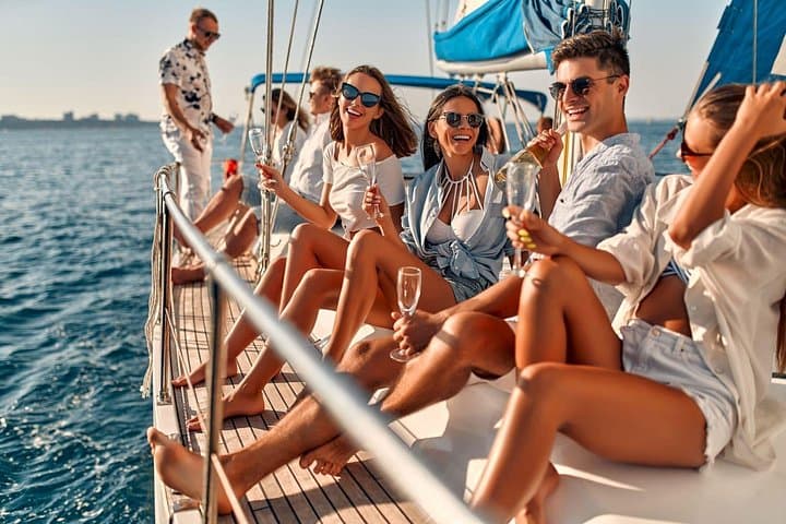 Barcelona Coastal Sail: Luxury Private Sailboat Experience from Port Olímpic photo 5