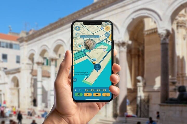 Split Time-Travel GPS Walking Tour: Self-Guided Mobile Game Through Diocletian's Palace