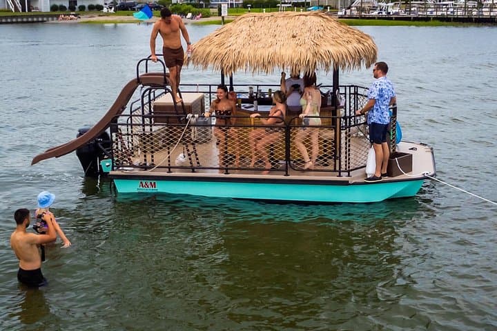 Destin Tiki Castaway 1.5-Hour Harbor Cruise with Waterslide and Swim Stop photo 3