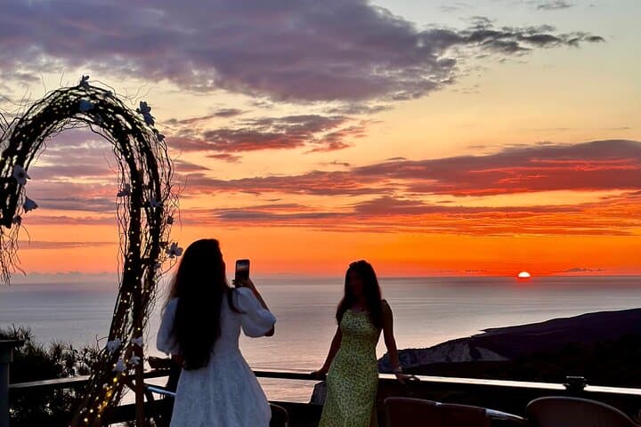 Zakynthos Sunset Tour: Myzithres Viewpoint, Damianos Cave & Agalas Clifftop