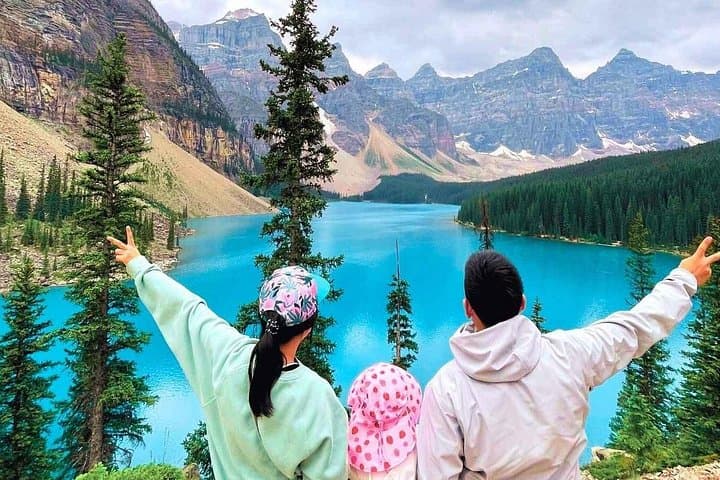 Sunrise at Moraine Lake & Lake Louise — Hike, Canoe or Sightsee from Banff photo 3