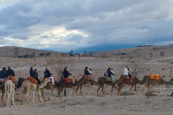 Agafay Desert Sunset Camel Ride and Berber Dinner from Marrakech