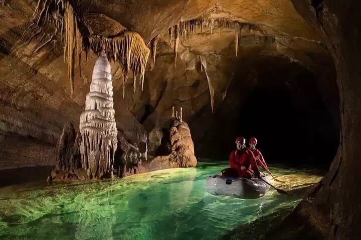 Al Hoota Cave Canyoning: Underground Abseil, Swim & Blackout Experience in Al Hamra photo 5