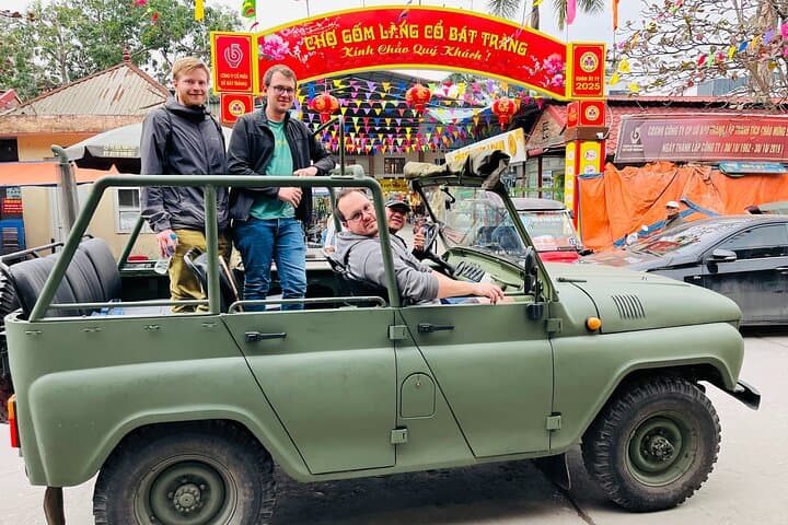 Hanoi Jeep Tour to Bat Trang: Half‑Day Countryside & Pottery Village Experience photo 3