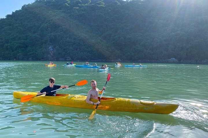 Cat Ba Luxury Sunset Cruise: Kayak, Swim and Watch Lan Ha Bay Turn to Gold photo 4