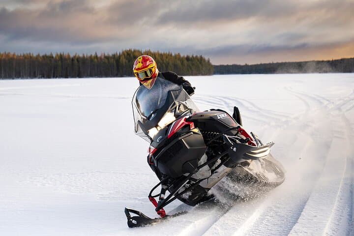 Snowmobile and Ice Fishing Experience in Rovaniemi, Lapland