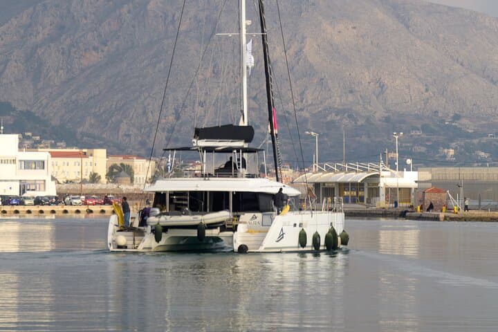 Private Catamaran Cruise in Mykonos — Psarou, Super Paradise & Sunset Escape photo 5