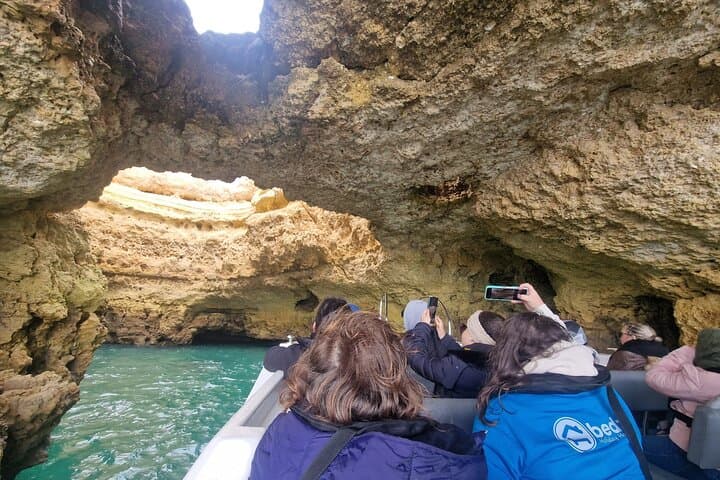 Vilamoura to Benagil Caves and Dolphin-Watching Cruise