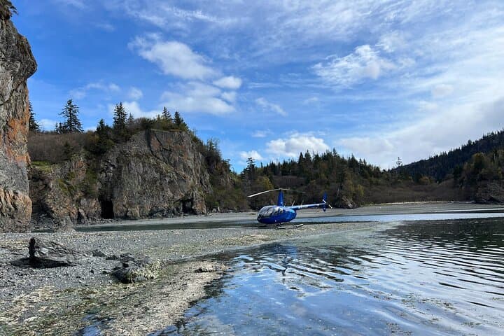 Helicopter to Bear Glacier Lagoon: Seward Ocean & Icebergs 1.5‑Hour Flight with Two Landings photo 5