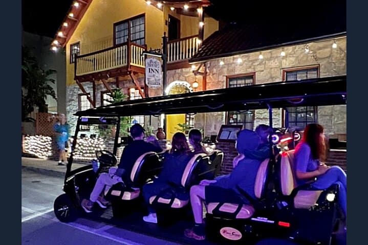 St. Augustine Night Ghost Tour by Premium Golf Cart: Historic Haunts & Cemetery Stories photo 6