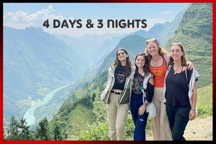 4-Day Ha Giang Loop Reverse Motorbike Tour with Homestays & Nho Que Cruise