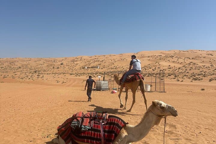 Wahiba Sands Sunset Camel Ride from Muscat — Bidiya Desert Experience