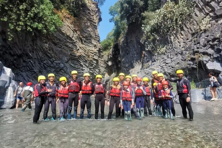 Canyoning the Alcantara Gorges: Basalt Cliffs, River Rapids and Guided Adventure Near Taormina photo 4