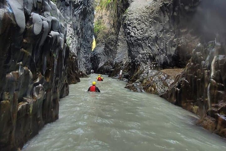 Canyoning the Alcantara Gorges: Basalt Cliffs, River Rapids and Guided Adventure Near Taormina photo 6