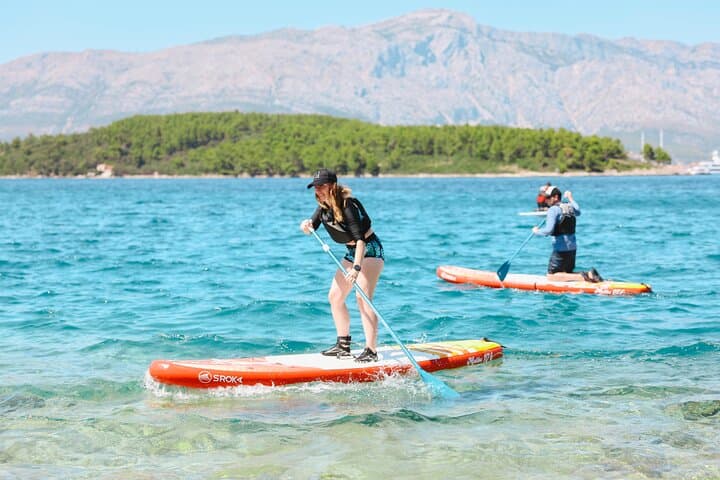 Stand-Up Paddleboarding on Korčula & Lumbarda Islands: Guided SUP Tour