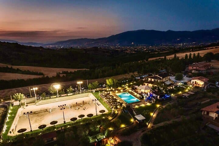 Umbrian Farm-to-Table Day: Cooking, Padel Tennis & Sunset Aperitif near Perugia