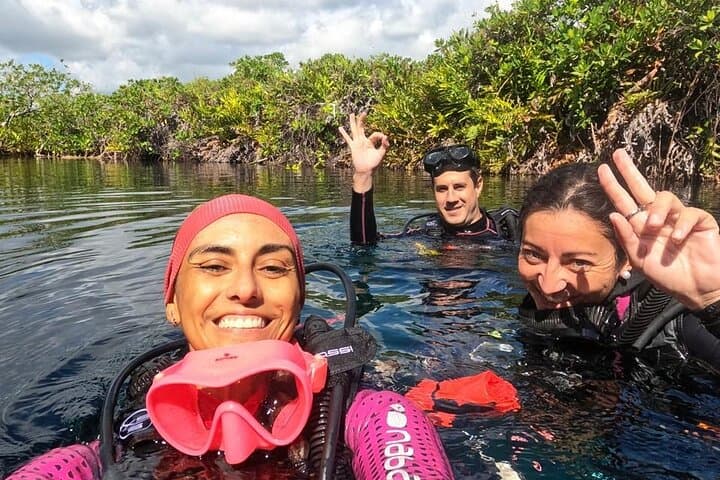 Beginner Scuba Diving in Tulum: Cenote + Caribbean Dives with Dive Machine photo 2