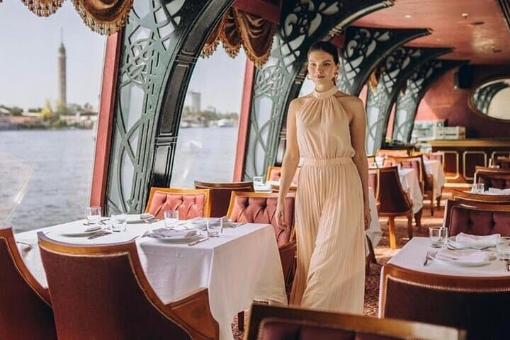 Luxury Night Nile Cruise Party in Cairo: Dinner, Tanoura & River Views photo 6