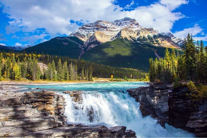Icefields Parkway Day Tour: Athabasca Glacier, Abraham Lake Ice Bubbles & Scenic Falls photo 5
