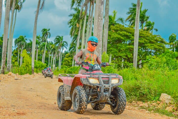 Punta Cana ATV & Buggy Beach Safari with Taino Cave Swim photo 5