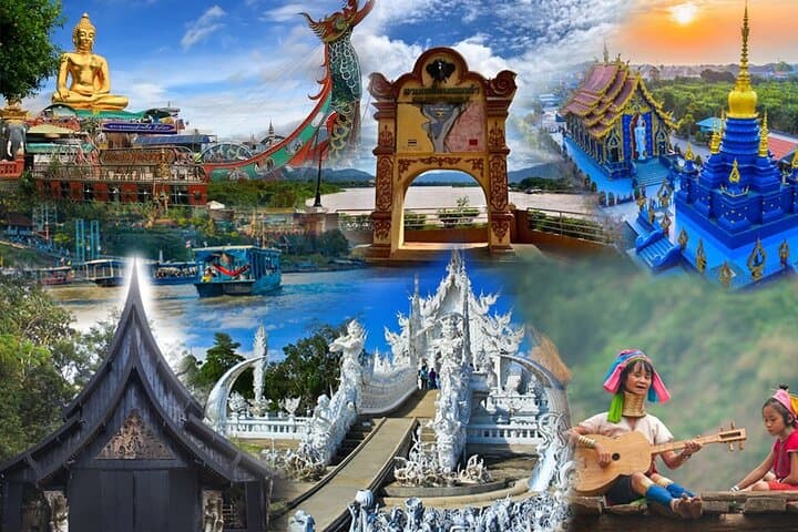 Chiang Rai Secrets: White Temple, Golden Triangle & Karen Village Day Tour