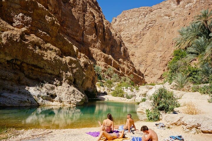 Oman Coastal Day Adventure: Wadi Shab Hike, Bimmah Sinkhole, White Beach and Bibi Maryam photo 2