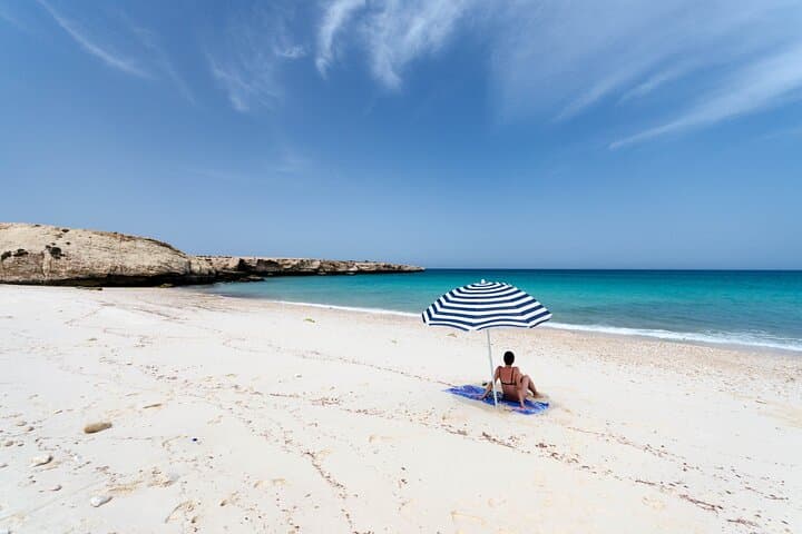 Oman Coastal Day Adventure: Wadi Shab Hike, Bimmah Sinkhole, White Beach and Bibi Maryam photo 6