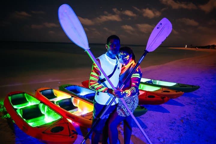 LED Night Kayak Tour in Aruba — Glow-on-the-Water Paddle Experience photo 3
