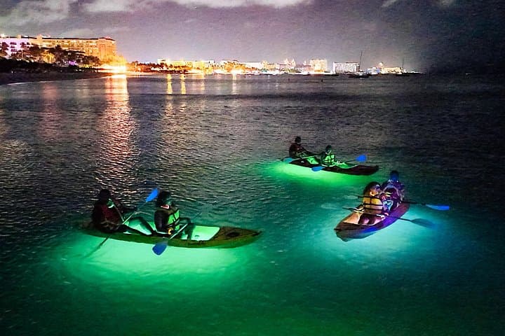 LED Night Kayak Tour in Aruba — Glow-on-the-Water Paddle Experience photo 4