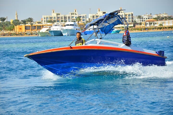 Private Speedboat to Dolphin House: Ethical Dolphin Snorkeling & Reefs from Hurghada photo 4