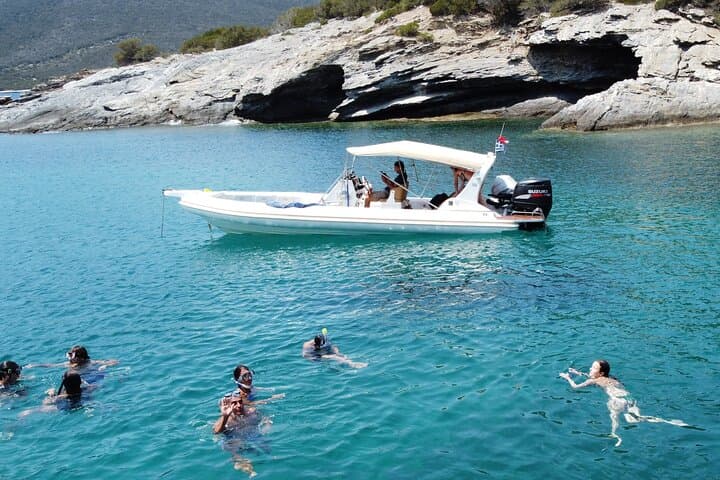 Private Half-Day Cruise from Nea Makri to South Evia — Swim, Snorkel & Explore photo 1