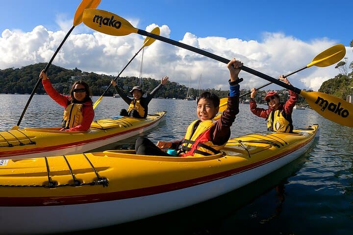 Middle Harbour Deluxe Double Sea Kayak Rental — 1 Hour Self‑Guided Paddle from Mosman