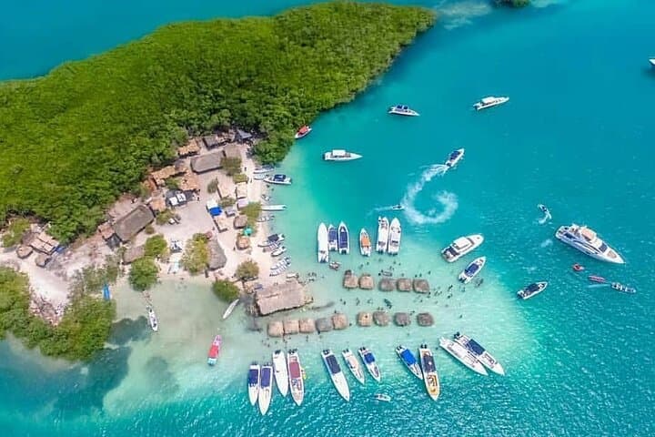 Full-Day Rosary Islands Tour: Snorkel, Shrimp Cocktails & Sunset from Cartagena