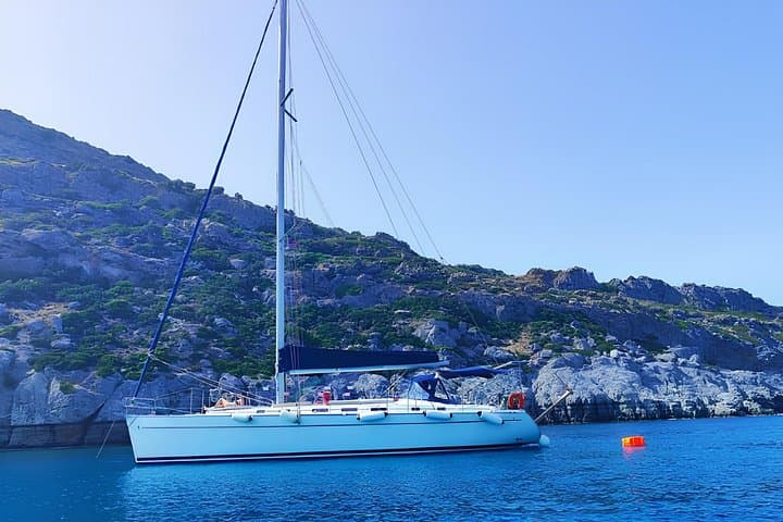 Blue Lagoon and Antiparos Full-Day Cruise with BBQ from Piso Livadi photo 4