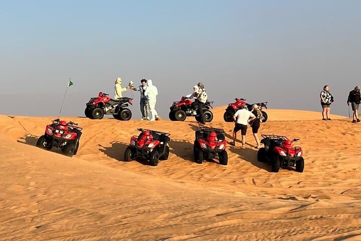Dubai Desert Safari: Red Sand Dune Bashing, ATV & Bedouin Camp Experience