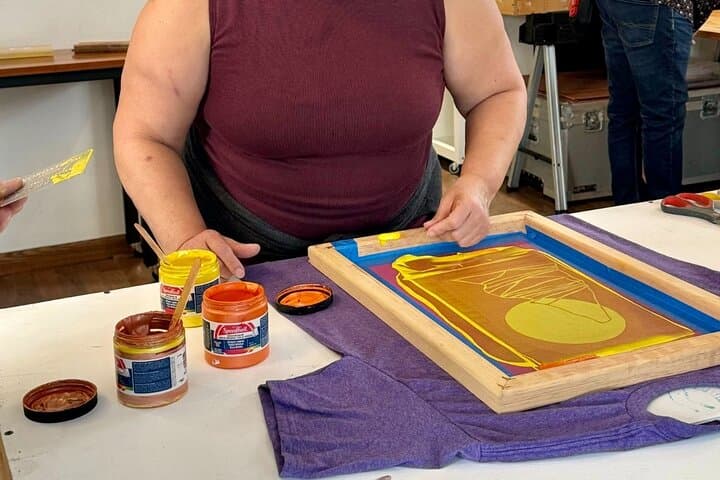 Chicago BYOT Screen Printing Workshop: Make Your Own Upcycled Art Tee photo 4